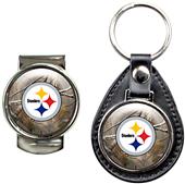 Pittsburgh Steelers Open Field Keychain/Money Clip