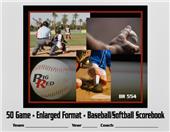 Blazer Baseball/Softball Enlarged Scorebook Blazer Baseball/Softball Enlarged Scorebook