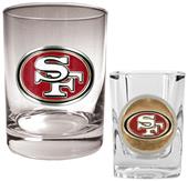 NFL San Francisco 49ers Rocks Glass / Shot Glass