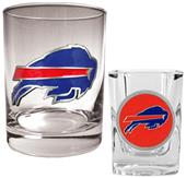 NFL Buffalo Bills Rocks Glass / Shot Glass Set