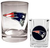 NFL New England Patriots Rocks Glass / Shot Glass