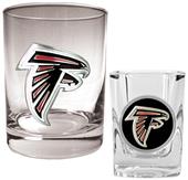 NFL Atlanta Falcons Rocks Glass / Shot Glass Set
