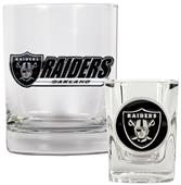 NFL Oakland Raiders Rocks Glass / Shot Glass