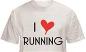 1 Line Sports I Love Running T-Shirt