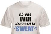 1 Line Sports Drowned in Sweat Running T-Shirt