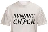 1 Line Sports Running Chick T-Shirt