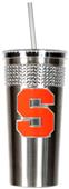 NCAA Syracuse Orange Stainless Bling Tumbler Straw