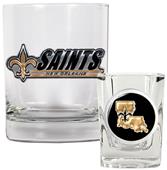 NFL New Orleans Saints Rocks Glass / Shot Glass