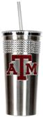NCAA Texas A&M Aggie Stainless Bling Tumbler Straw