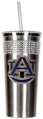 NCAA Auburn Tigers Stainless Bling Tumbler Straw