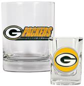 NFL Green Bay Packers Rocks Glass / Shot Glass
