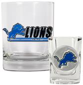 NFL Detroit Lions Rocks Glass / Shot Glass