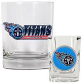 NFL Tennessee Titans Rocks Glass / Shot Glass