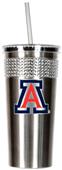NCAA Arizona Wildcat Stainless Bling Tumbler Straw