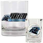 NFL Carolina Panthers Rocks Glass / Shot Glass