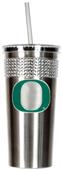 NCAA Oregon Ducks Stainless Bling Tumbler Straw