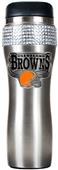 NFL Cleveland Browns 14oz Stainless Bling Tumbler
