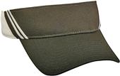 OC Sports Visor with 2 Rows of Contrast Stitching