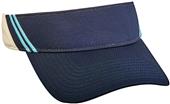 OC Sports Visor with 2 Rows of Contrast Stitching