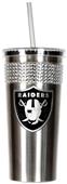NFL Oakland Raiders 16oz Bling Tumbler w/ Straw