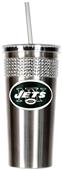 NFL New York Jets 16oz Bling Tumbler w/ Straw