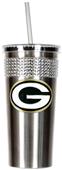 NFL Green Bay Packers 16oz Bling Tumbler w/ Straw