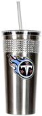 NFL Tennessee Titans 16oz Bling Tumbler w/ Straw