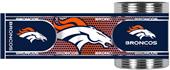 NFL Denver Broncos Metallic Wrap Can Holders