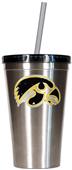 NCAA Iowa Hawkeyes Stainless Steel 16oz Tumbler
