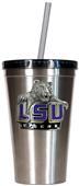 NCAA LSU Tigers Stainless Steel 16oz Tumbler