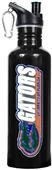 NCAA Gators Black Stainless Steel Water Bottle