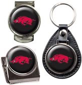 NCAA Arkansas Key Chain Money Clip & Magnet Set