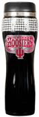 NCAA Indiana Black Stainless Bling Travel Tumbler