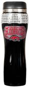 NCAA Arkansas Black Stainless Bling Travel Tumbler
