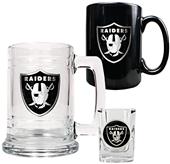 NFL Oakland Raiders Tankard/Mug/Shot Glass Set