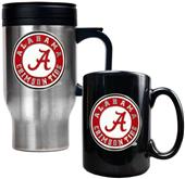 NCAA Alabama Travel Mug & Coffee Mug Set