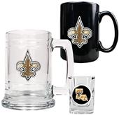 NFL New Orleans Saints Tankard/Mug/Shot Glass Set