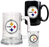 NFL Pittsburgh Steelers Tankard/Mug/Shot Glass Set