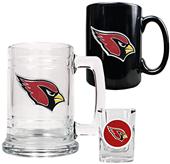 NFL Arizona Cardinals Tankard/Mug/Shot Glass Set