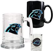NFL Carolina Panthers Tankard/Mug/Shot Glass Set