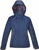 North End Ladies Linear Insulated Jacket W/Print