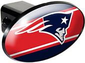 NFL New England Patriots Oval Trailer Hitch Cover