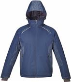 North End Mens Linear Insulated Jacket W/Print
