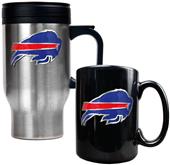 NFL Buffalo Bills Travel Mug & Coffee Mug Set