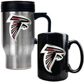 NFL Atlanta Falcons Travel Mug & Coffee Mug Set