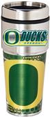 NCAA Oregon Travel Tumbler Hi-Def Metallic Graphic