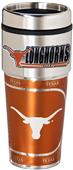 NCAA Texas Travel Tumbler Hi-Def Metallic Graphics