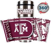 Texas A&M Travel Tumbler Hi-Def Metallic Graphics