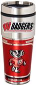 Badgers Travel Tumbler Hi-Def Metallic Graphics