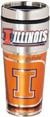 Illinois Travel Tumbler Hi-Def Metallic Graphics
